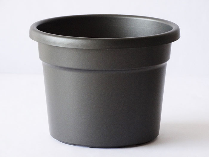 Viomes Cylindro Pot 20X15Cm 2.7Lt Titanium Grey