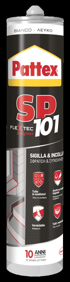 PATTEX SP101 WHITE ORIGINAL SILICONE 280ML
