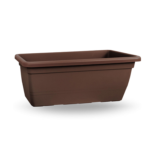 VECA PLASTIC POT RECTANGULAR 60X32X28CM BRONZE