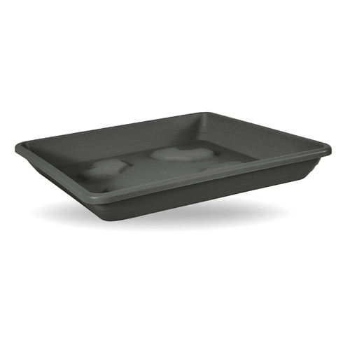 VECA PLASTIC PLATE SQUARE 42X42CM ANTHRACITE