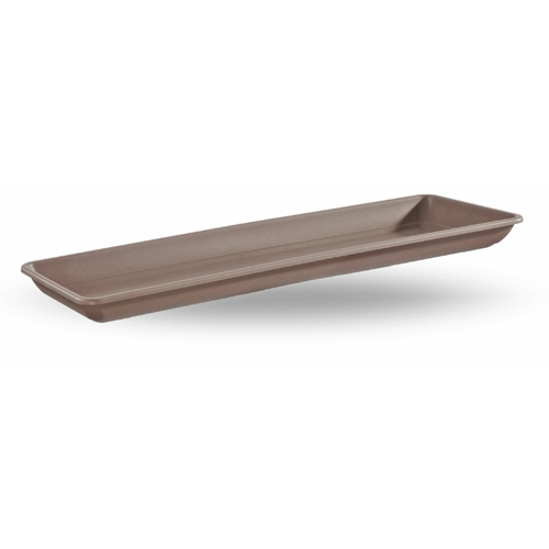 Veca Plastic Plate Rectangular 80X20Cm Light Grey