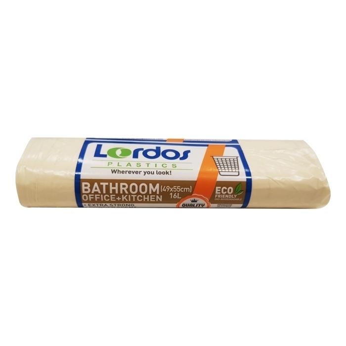 PLASTIC BAGS 16L 25PCS - IVORY