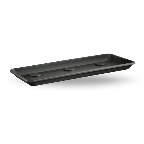 VECA PLASTIC PLATE RECTANGULAR 60X32CM ANTHRACITE