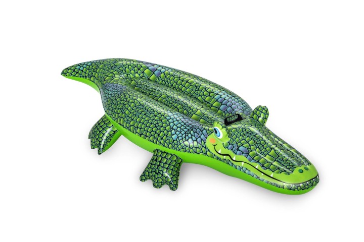 Bestway 41477 Crocodile Ride On 152X71Cm - Pool Summer Activities  Inflatable Summer Toy