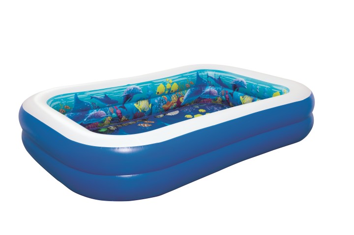 Bestway 54177 Undersea Adventure Kids Pool 262X175X51Cm -  Swimming Pool Summer Activities