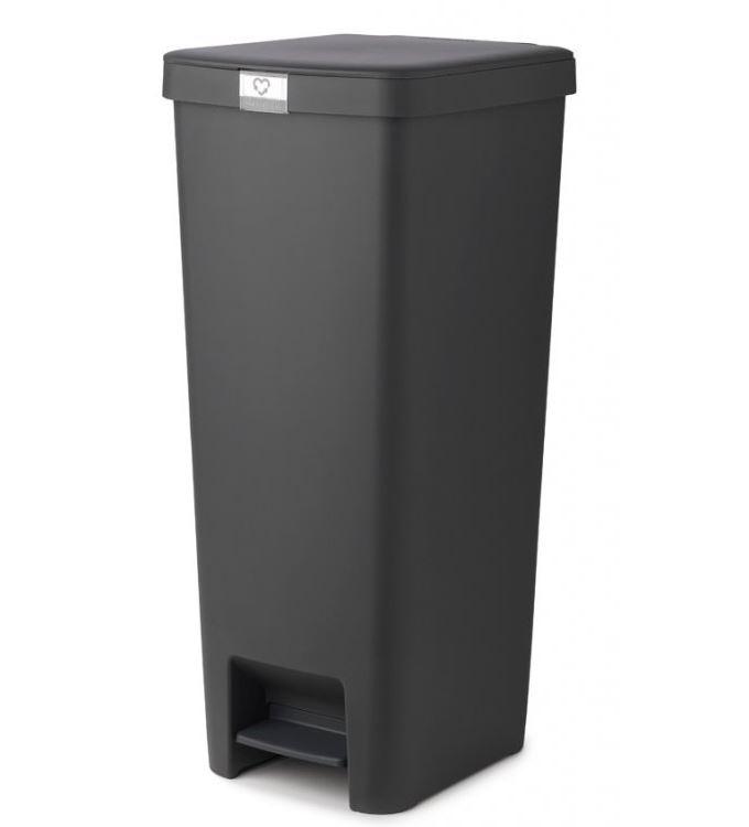 BRABANTIA STEPUP PEDAL BIN 40L - DARK GREY