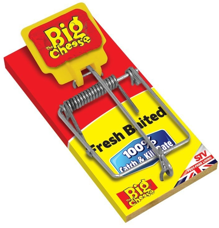 BIG CHEESE FRESH BAITED MOUSE TRAP