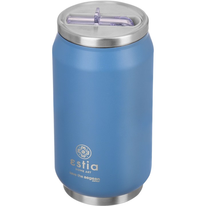 Estia 01-16838 Travel Cup Save The Aegean 300Ml Denim Blue