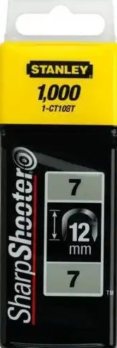 Stanley 12Mm/1/2Cable Staplesx1000