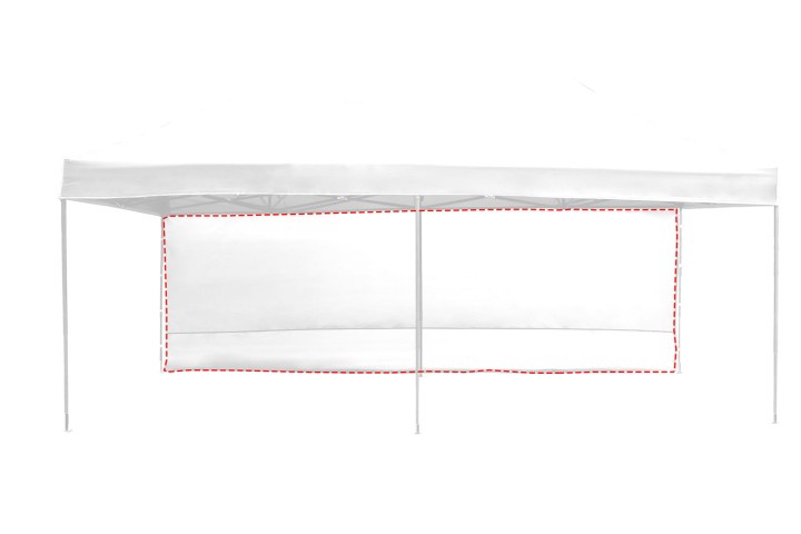 Grand Up Gazebo 6M Extra Curtain 210D White