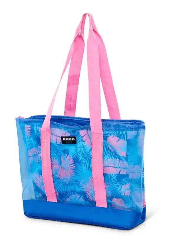Igloo Cooler Beach Bag Dual Blue/Pink 20-Cans