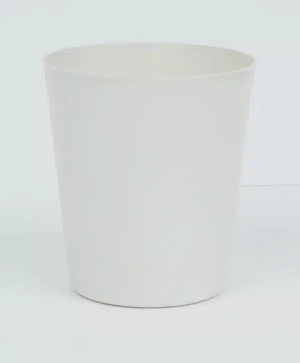 VIOMES ORCHID PLASTIC POT 12X12X14CM 1.1LT WHITE