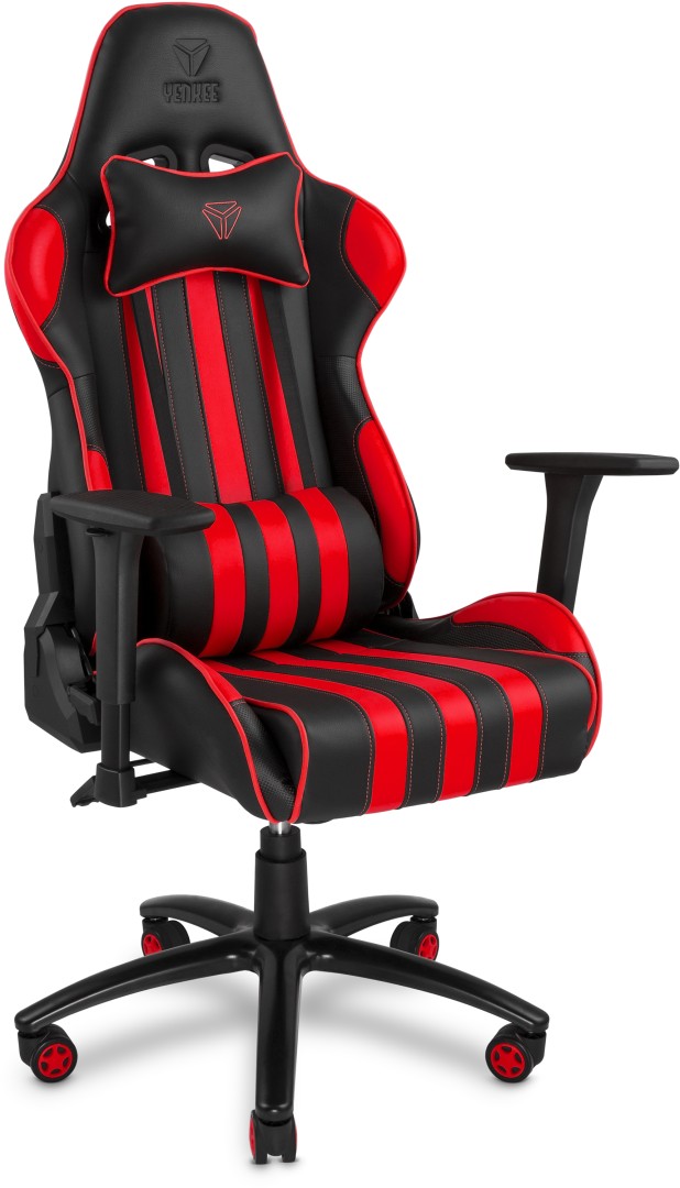 YENKEE YGC 100RD SABOTAGE GAMING CHAIR - RED/BLACK