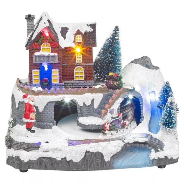 XMAS SCENE 18CM LED 3 ASSORTED DESIGNS