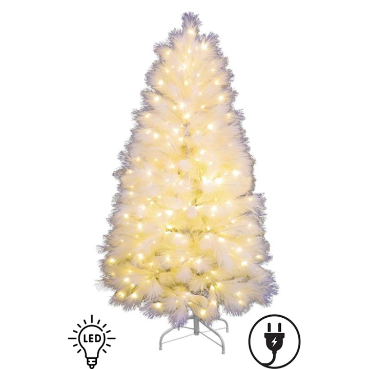 Christmas Victoria Tree with 220 LED 180CM - White