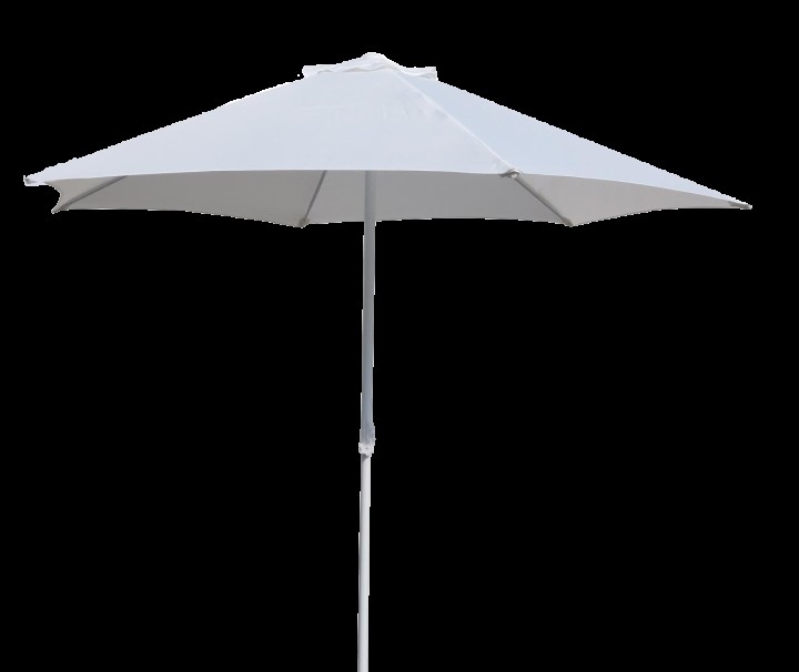 BOLONIA 2.5M PUSHUP UMBRELLA WHITE