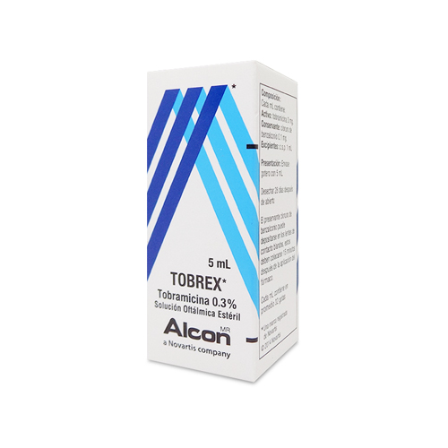 Tobrex Collyre Eye Drops 5ml X 03%
