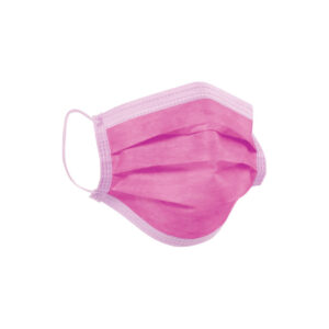 Hellas Med Child Face Mask 3 Ply Fuxia X 10