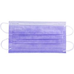 Hellas Med Child Face Mask 3 Ply Purple X 10
