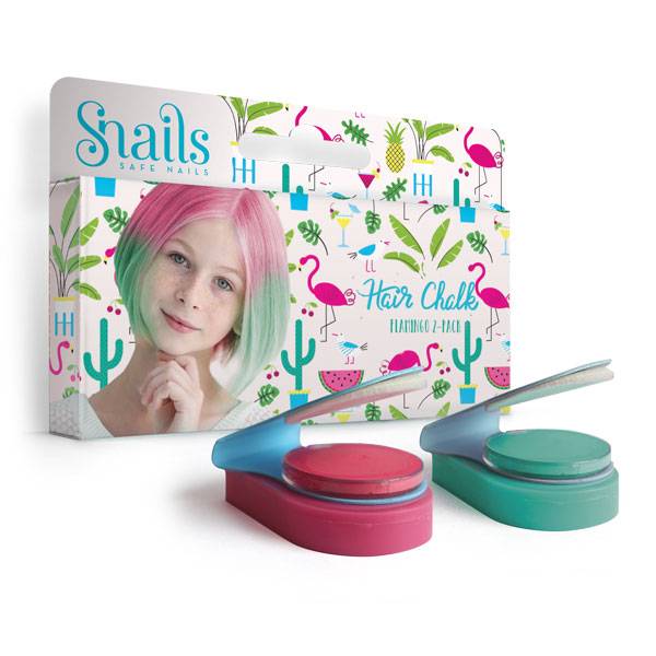 Snails Hair Chalk Flamingo 2 pieces