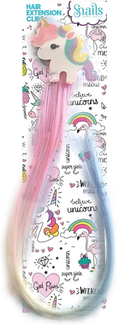 Snails Kids Hair Extension Clip Unicorn