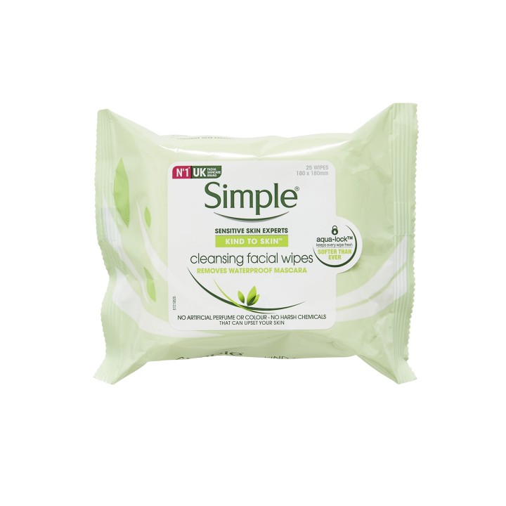 Cleansing Compostable Facial Wipes 25Pcs