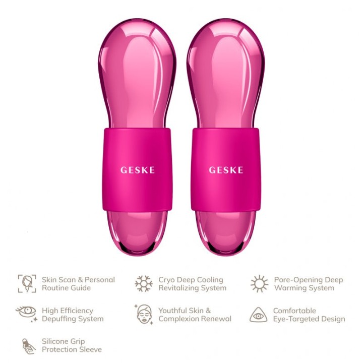 Geske Warm Duo Eye Massager 7In1 Magenta