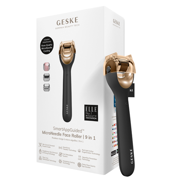 Geske 9 in 1 MicroNeedle Face Roller Gray 1 pc