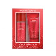 Women Secret Rouge Seduction Body Mist & Body Lotion Case