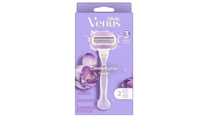 Gillette Venus Breeze 2-in-1 Razor Handle For Women With 2 Blade Refills