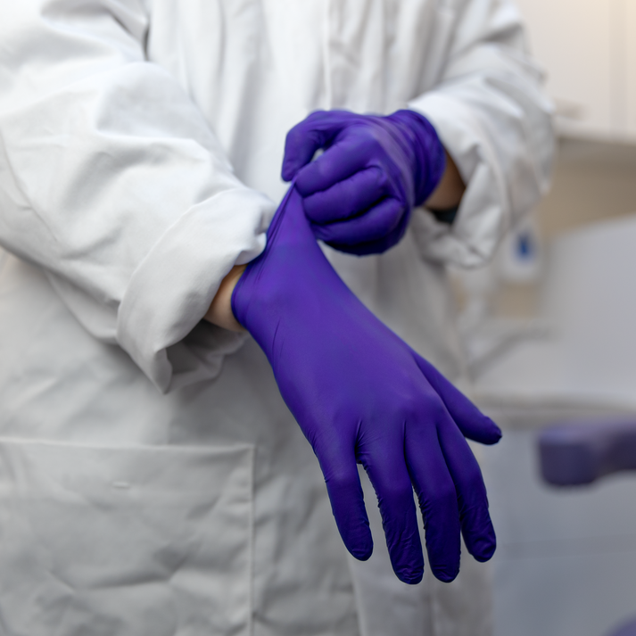 Aurelia Sonic 100 - Blue Nitrile Examination Gloves - Small