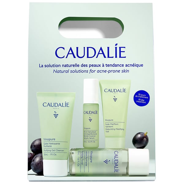 Caudalie Vinopure Starter Kit against Blemishes with Vinopure Purifying Gel Cleanser starter set