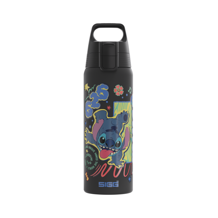 SIGG Children's drinking bottle Shield ONE 626 Stitch 0.75 L Black