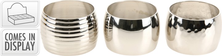 NAPKINRING BRASS NICKEL PLATED