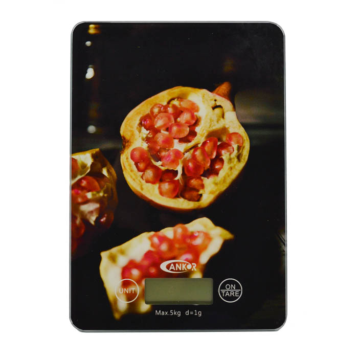 ANKOR KITCHEN SCALE 5KG POMEGRANANTE