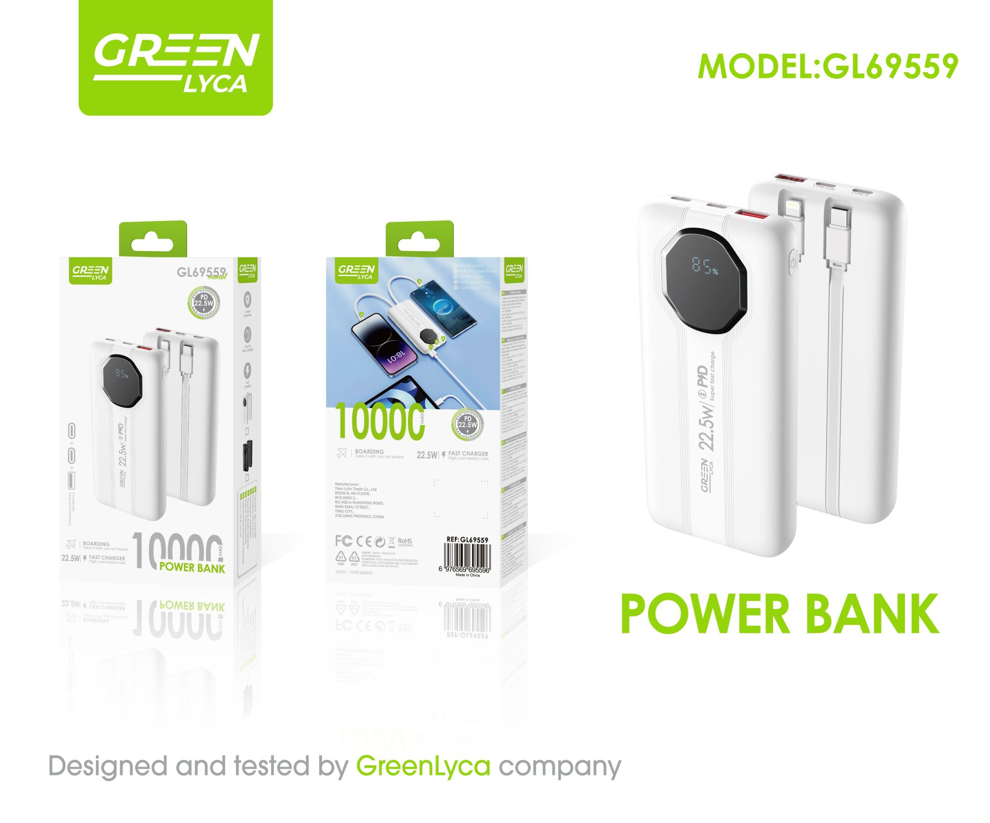 GL69559  Power Bank 10000mAh