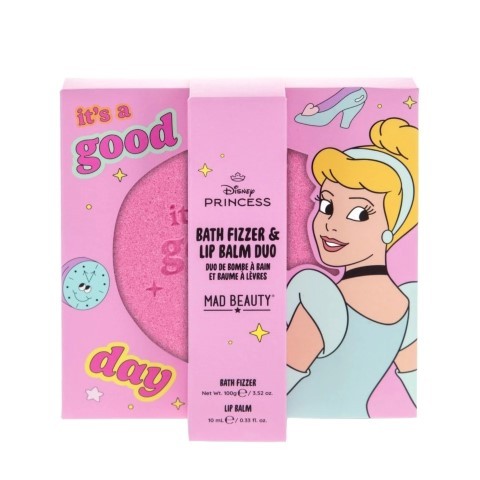 Mad Beauty Promo Bath Fizzers 100g & Lip Balm Duo 10ml