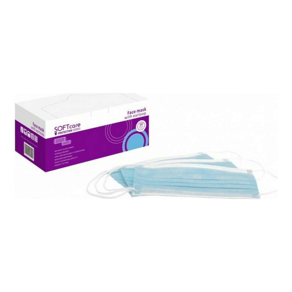 Soft Care Face Mask Blue Mask