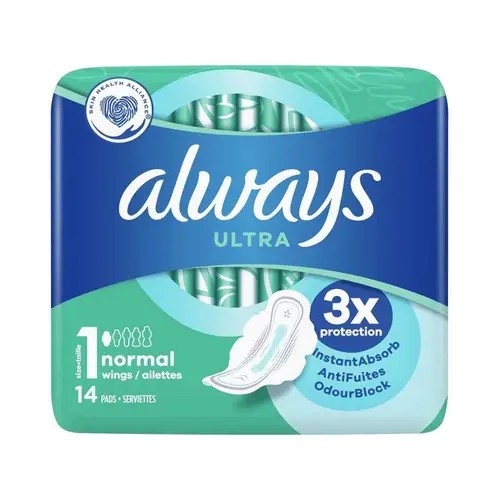 Always Ultra, Normal, Pads Servietes, 14 Pieces
