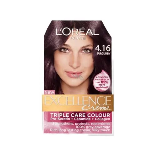 L'Oreal Paris Excellence 4/16, Hair Dye Brown Red-Violet