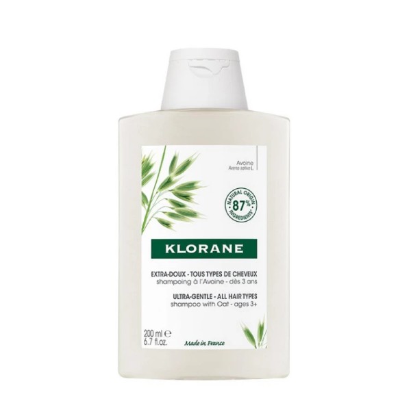 Klorane With Oat Milk, Shampoo, 200ml Mild Shampoo For Frequent Use