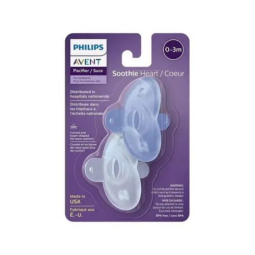 Philips Avent Soother Silicone 0-3, Soother 1