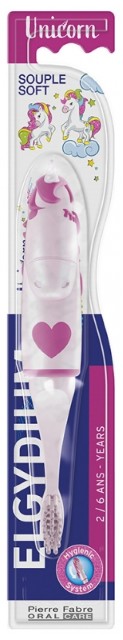 Elgydium Kids Toothbrush Unicorn Soft 2/6 Years
