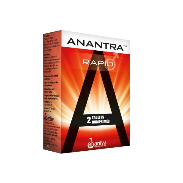 Anantra Rapid Dietary Supplement For Erectile Dysfunction 2 Tabs