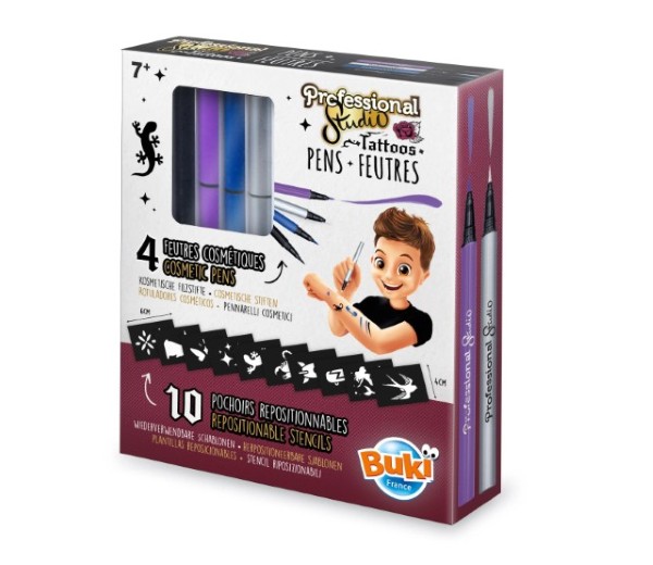 BUKI France Tattoos Pens - Silver