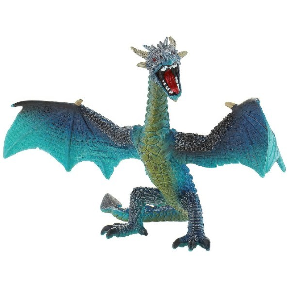 Bullyland Dragon Flying Turquoise Figure 75592
