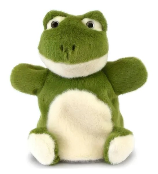 DOUDOU Podcoll Frog Plush Puppet 24 cm