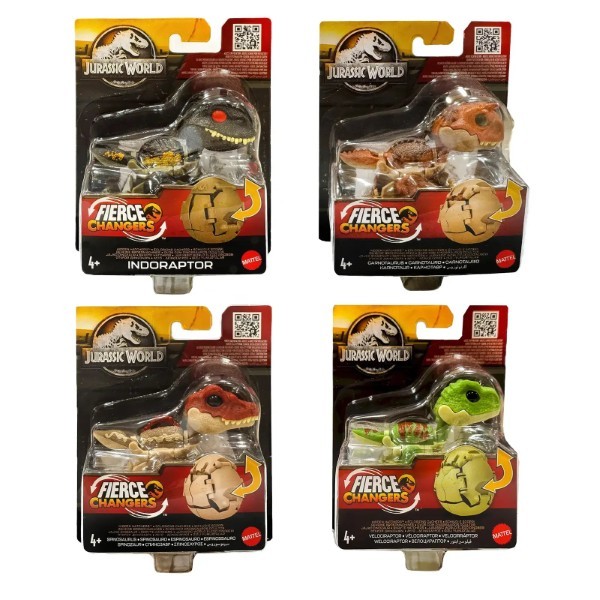 Jurassic World Hidden Hatchers Transforming Dinosaur Figures - Carnotarus