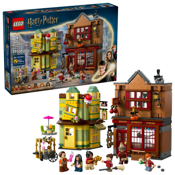 LEGO 76452 Quality Quidditch™ Supplies & Ice Cream Parlour