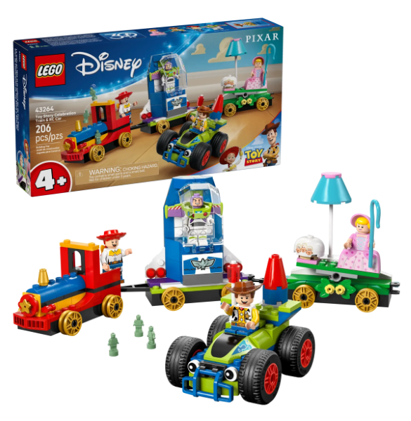 LEGO DISNEY 43264 Toy Story Celebration Train & RC Car